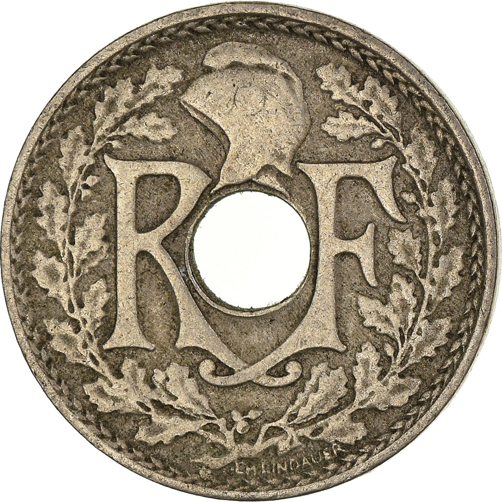 Moeda, França, 5 Centimes, 1919