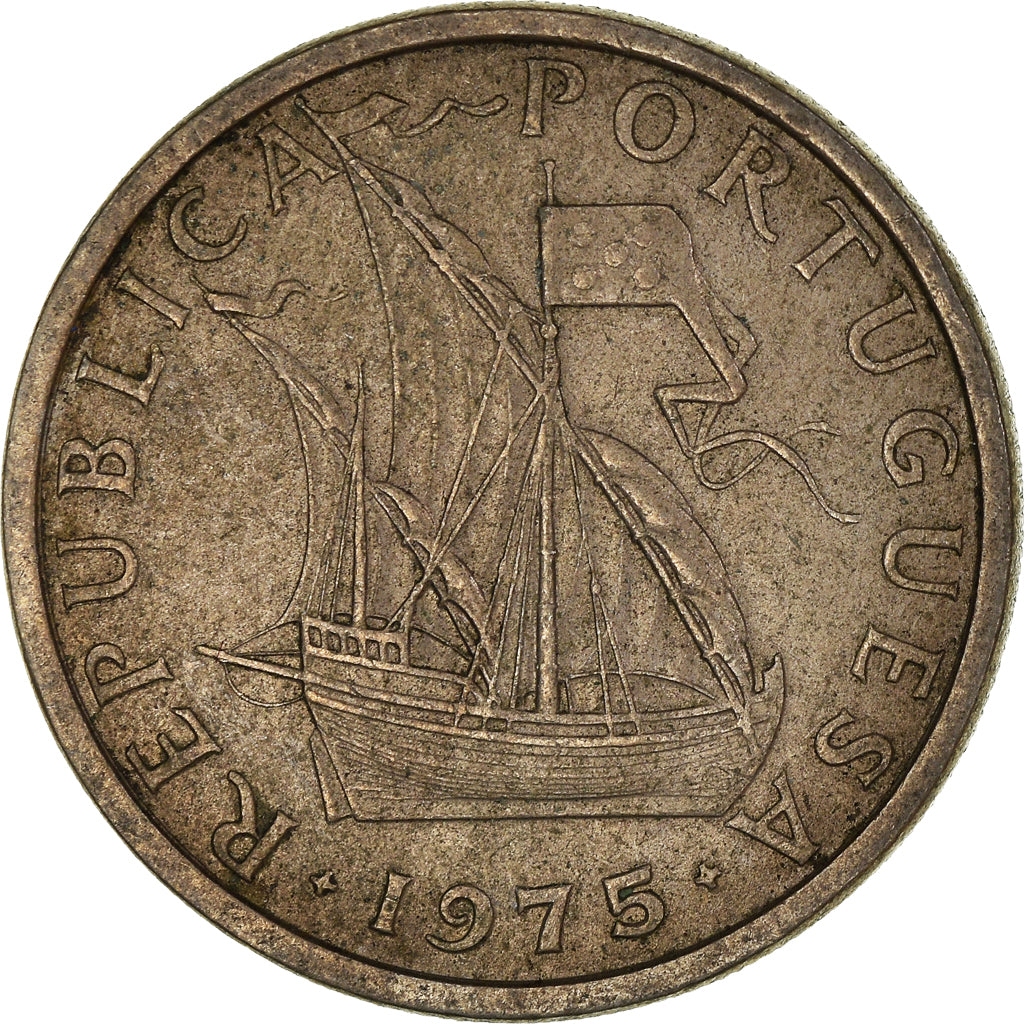 Moneta, Portogallo, 5 Escudos, 1975