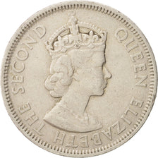 Coin, Mauritius, Elizabeth II, Rupee, 1956, EF(40-45), Copper-nickel, KM:35.1