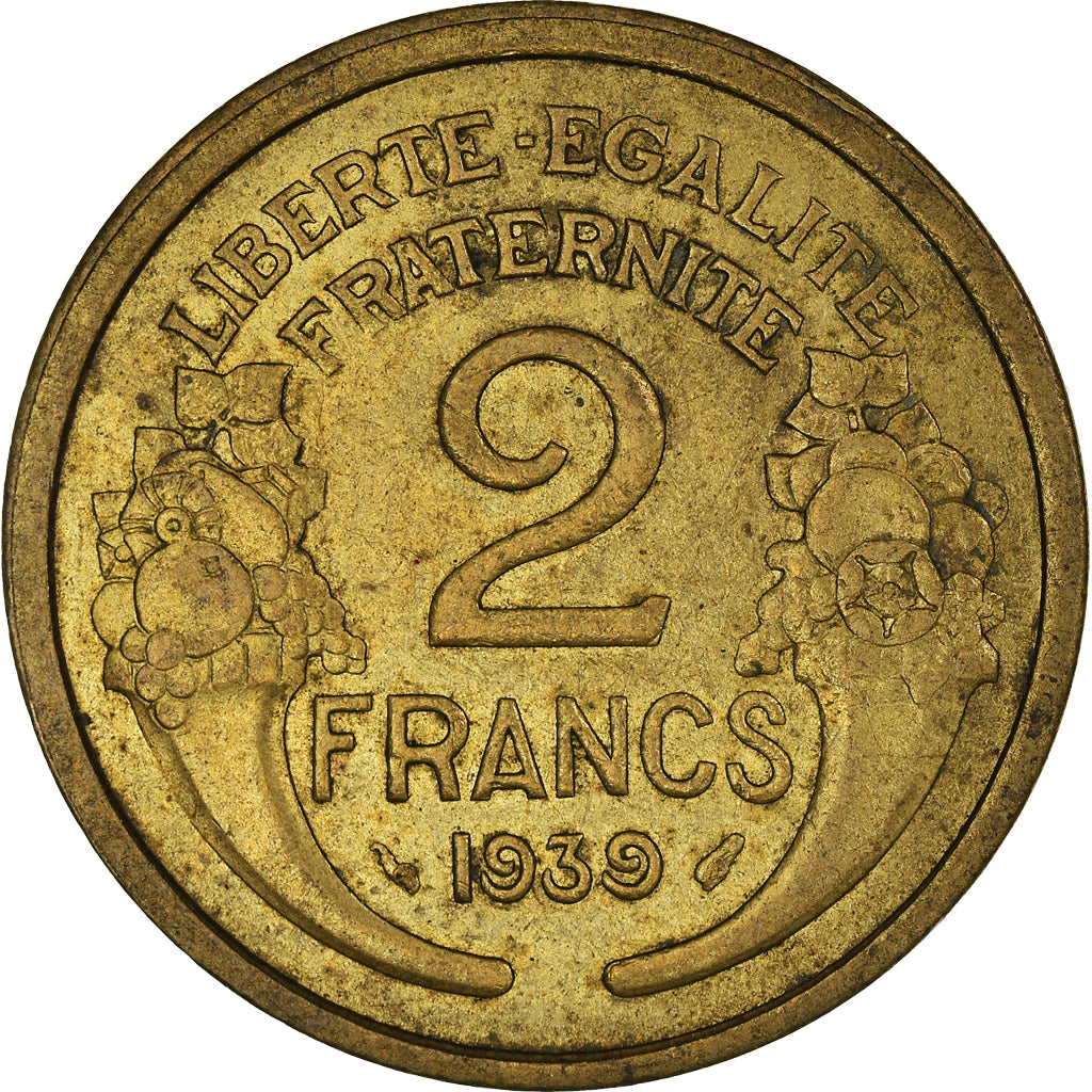 Moneta, Francia, 2 Francs, 1939