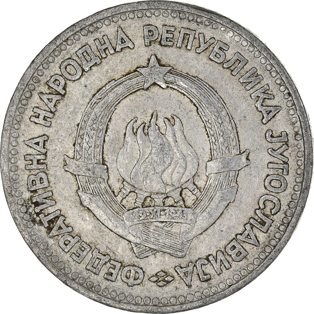 Monnaie, Yougoslavie, 5 Dinara, 1953