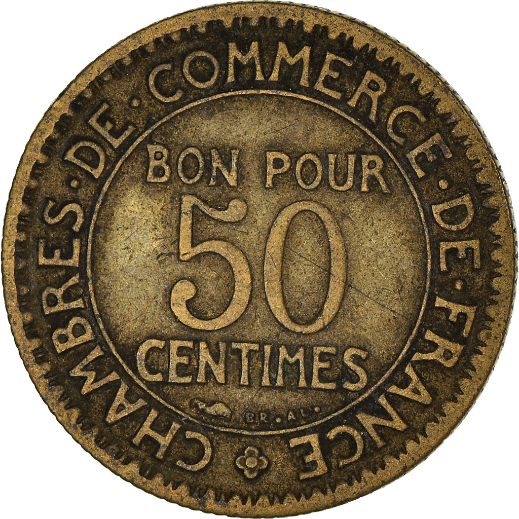 Moneta, Francja, 50 Centimes, 1924