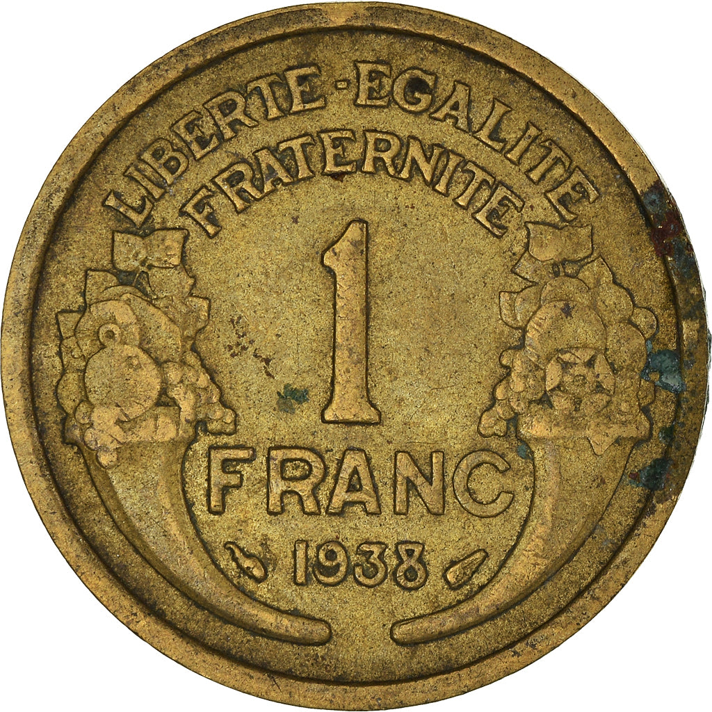 Moneta, Francia, Franc, 1938