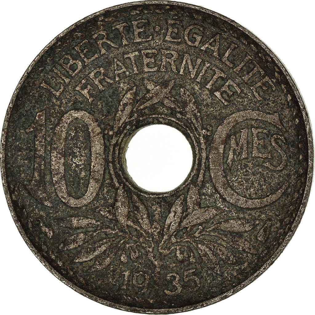 Münze, Frankreich, 10 Centimes, 1935