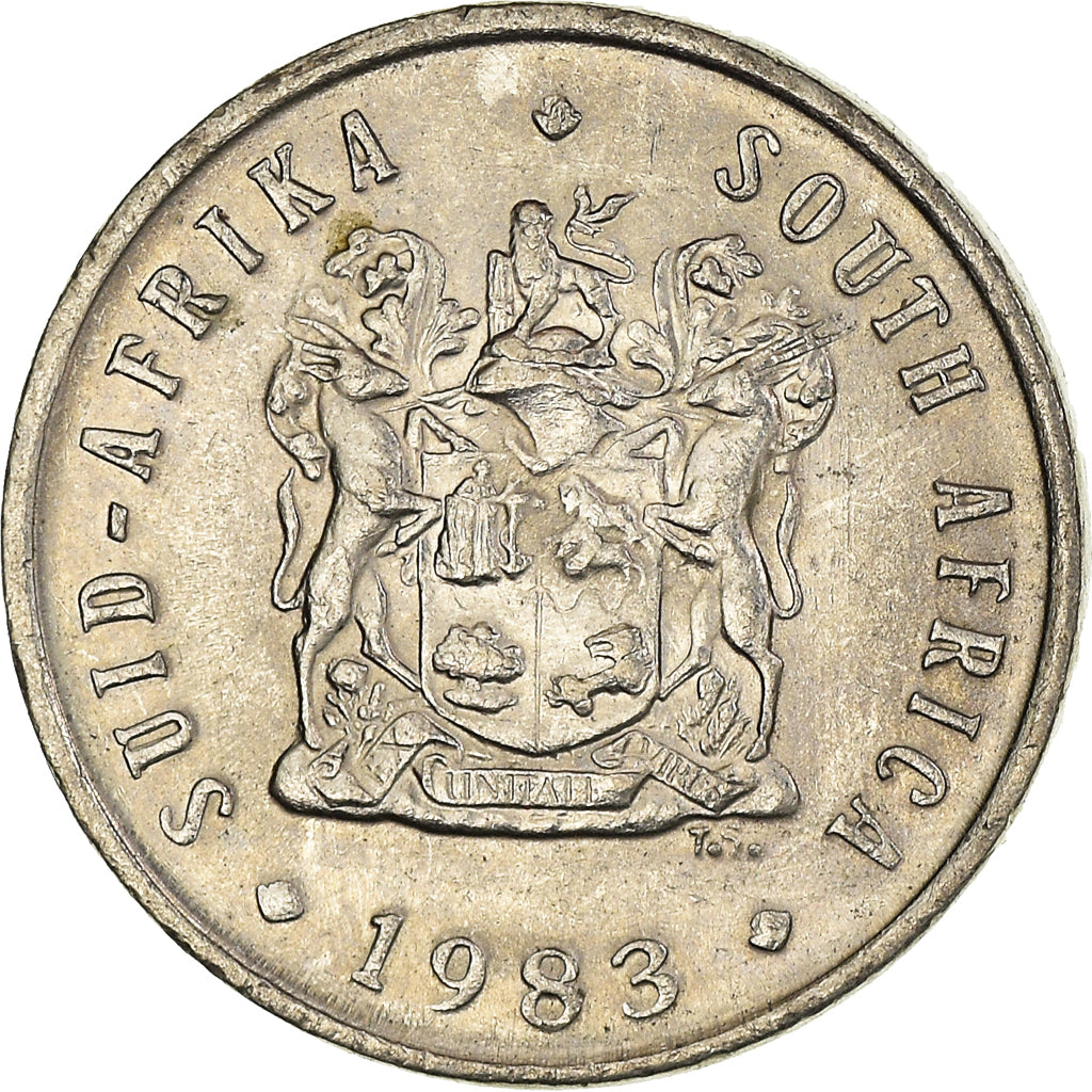 Coin, South Africa, 5 Cents, 1983
