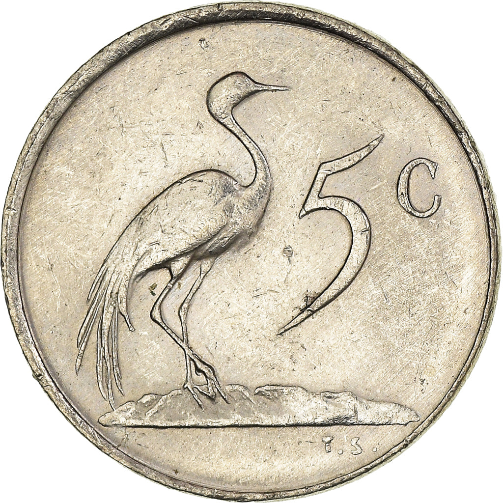 Coin, South Africa, 5 Cents, 1983