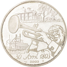France, 1-1/2 Euro, Cession de la Louisiane, 2003, EF(40-45), Silver, KM:1336