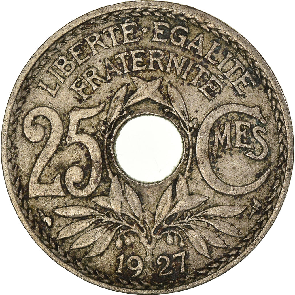 Münze, Frankreich, 25 Centimes, 1927