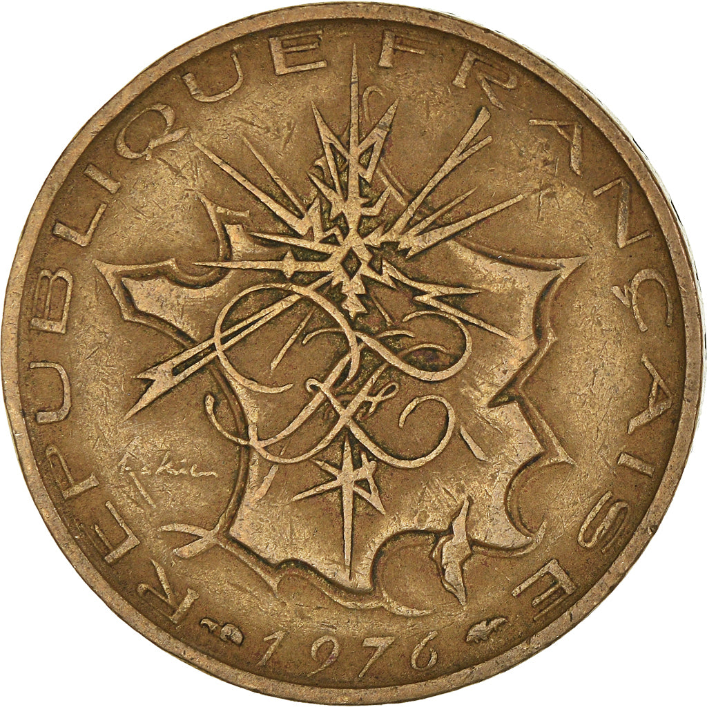 Coin, France, 10 Francs, 1976