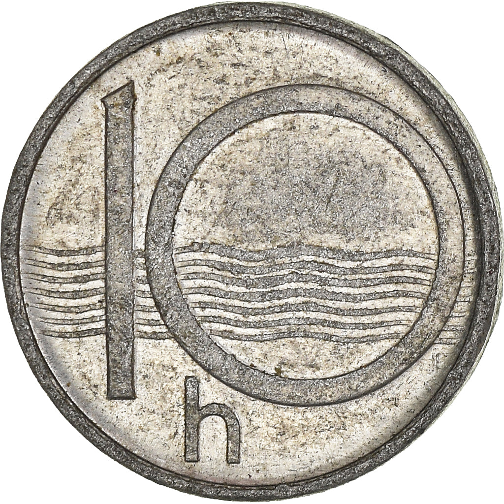 Moeda, República Checa, 10 Haleru, 1995