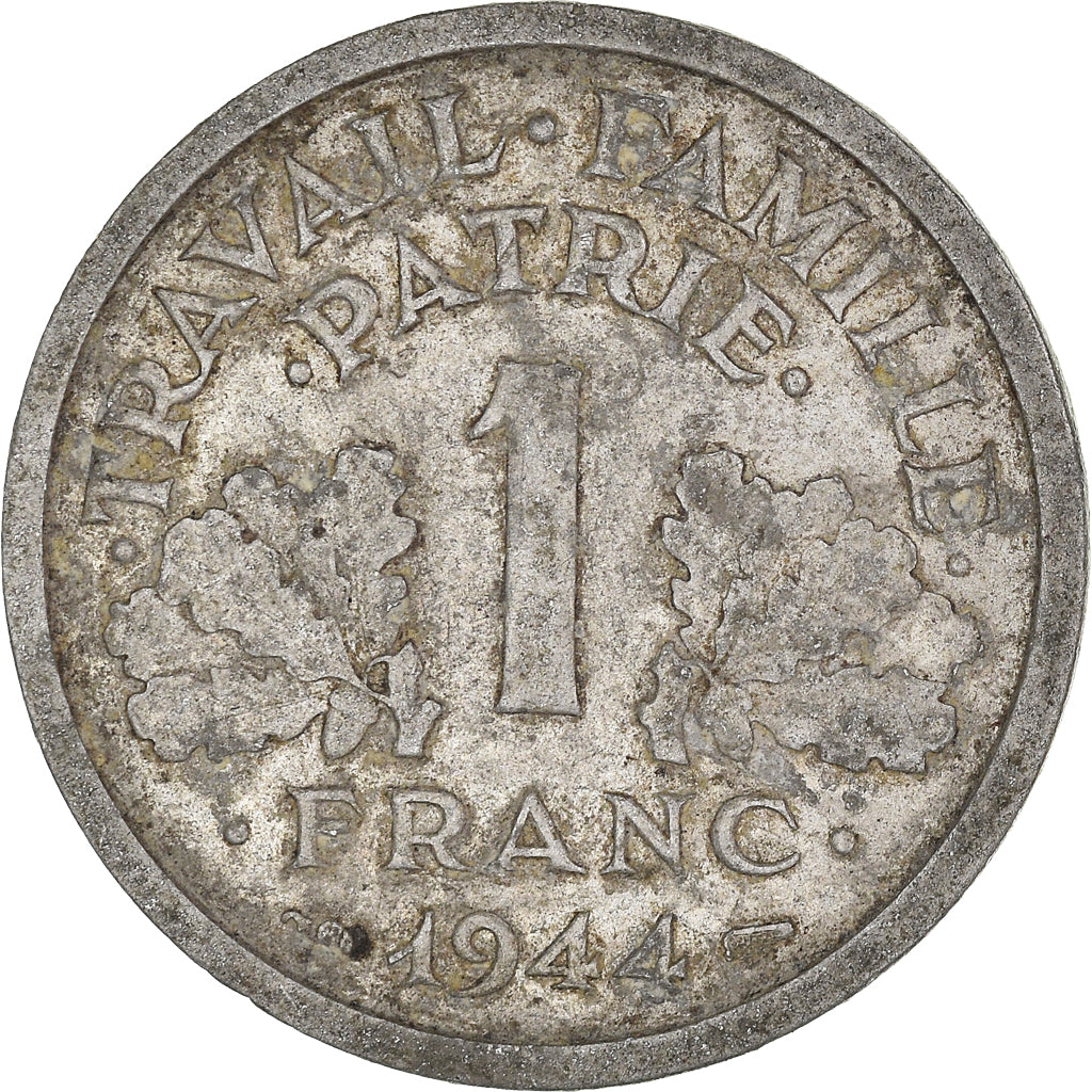 Monnaie, France, Franc, 1944