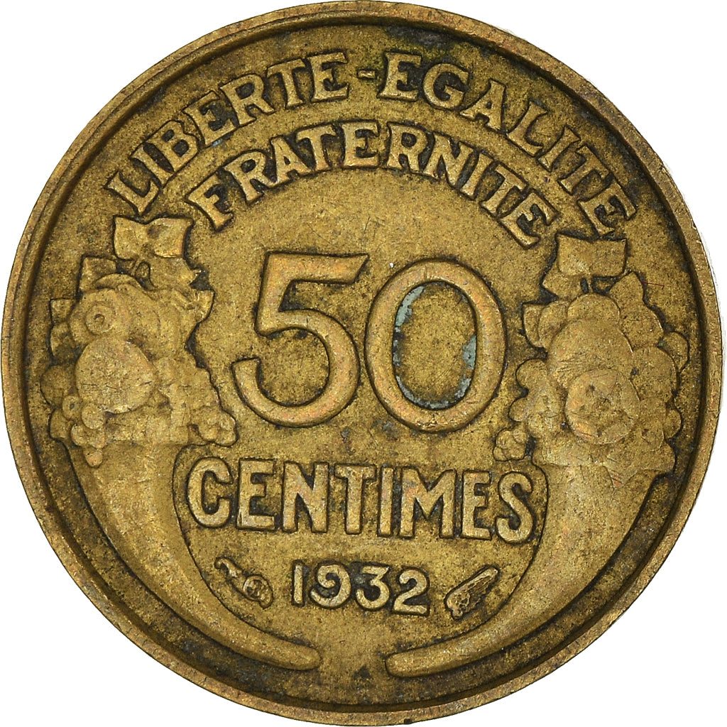 Münze, Frankreich, 50 Centimes, 1932