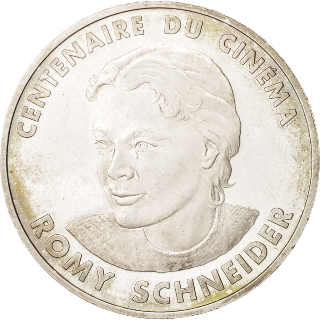 France, 100 Francs, Romy Schneider, 1995, Paris, EF(40-45), Silver, KM:1108