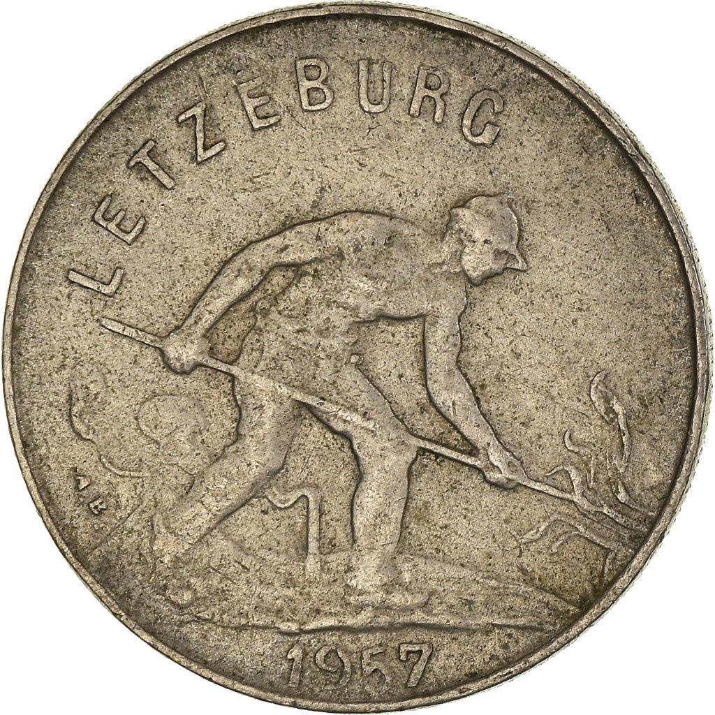 Coin, Luxembourg, Franc, 1957