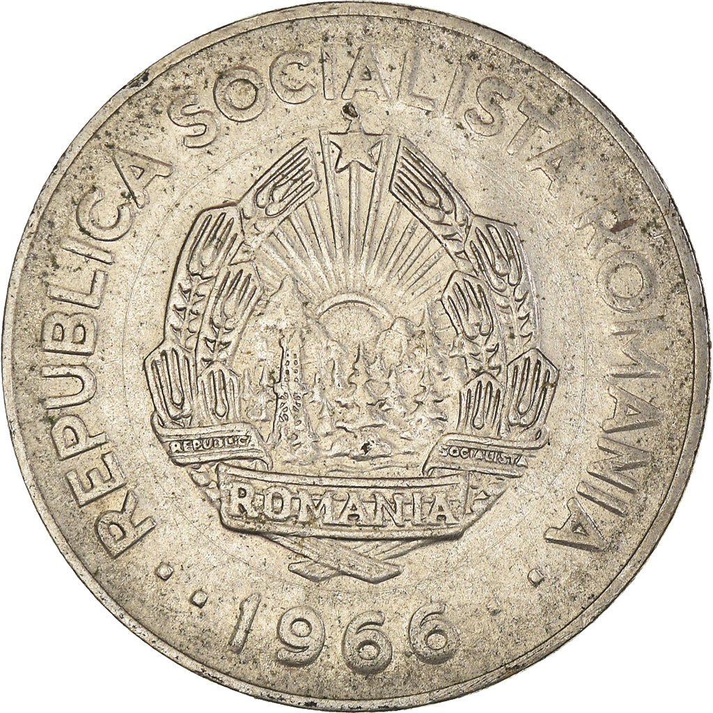 Monnaie, Roumanie, Leu, 1966