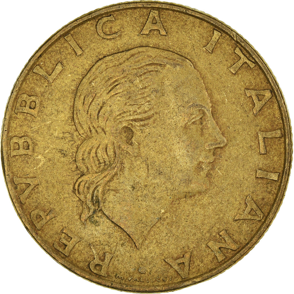 Münze, Italien, 200 Lire