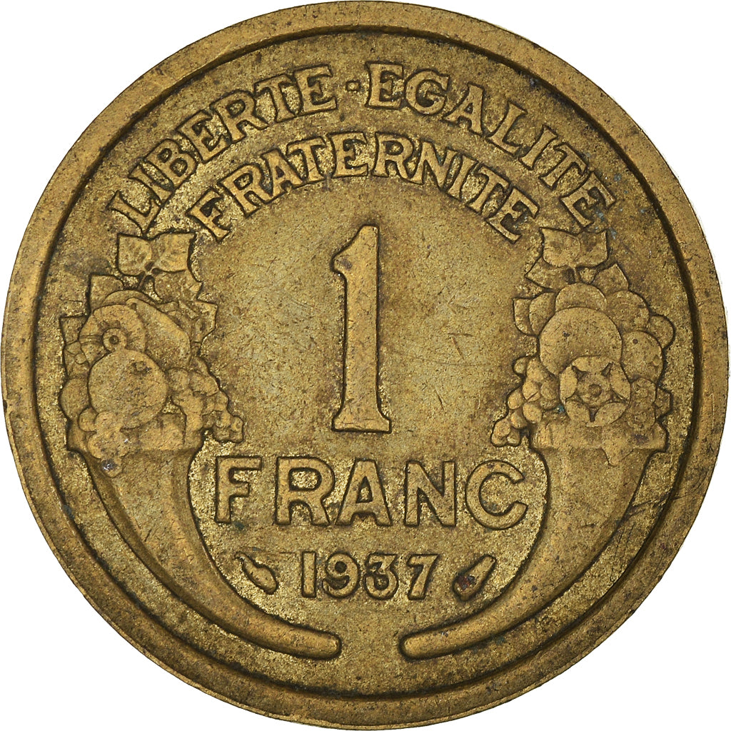 Monnaie, France, Franc, 1937