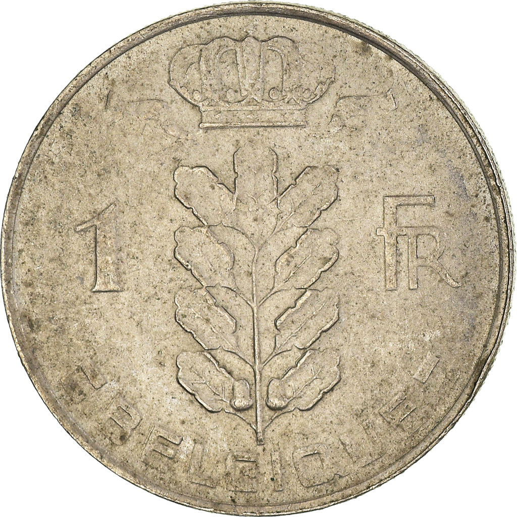 Coin, Belgium, Franc, 1977