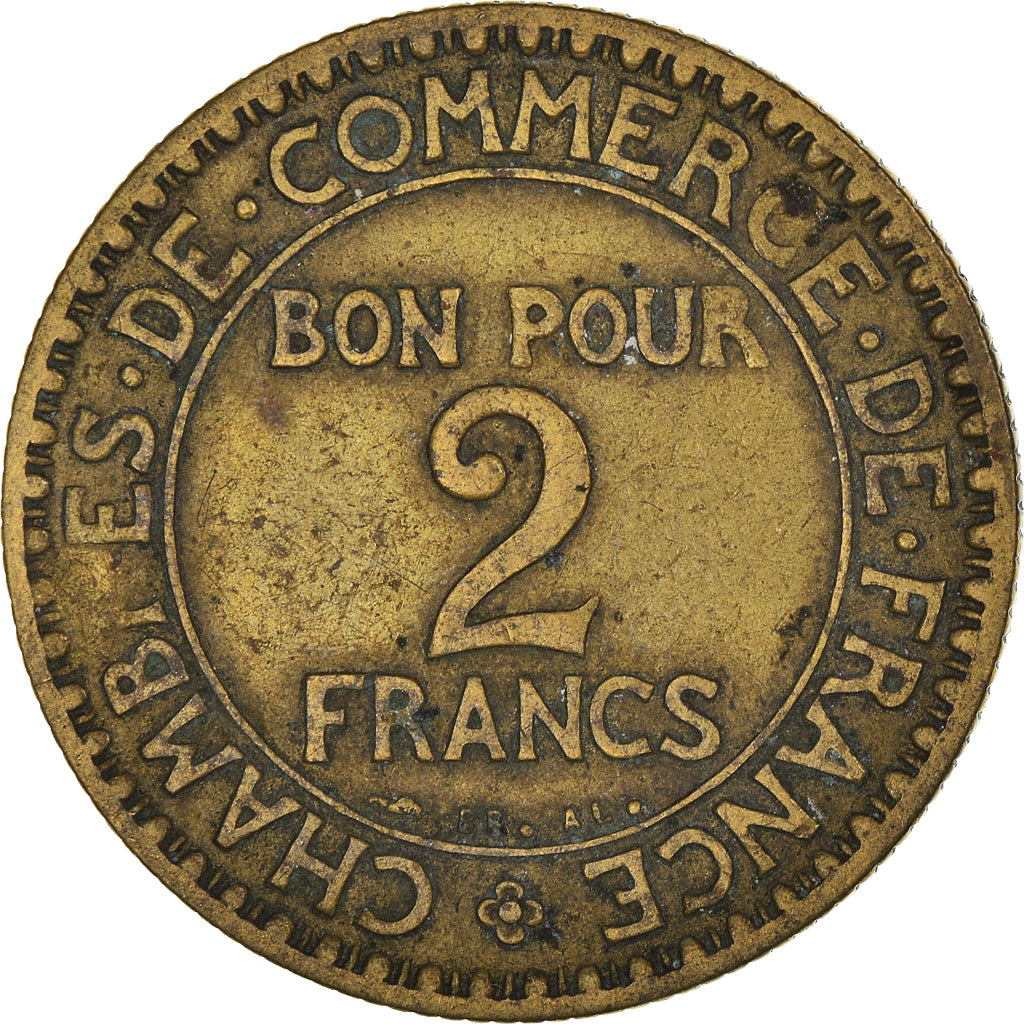 Moneta, Francia, 2 Francs, 1923