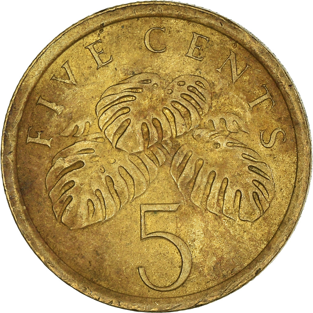 Moneta, Singapore, 5 Cents, 1993