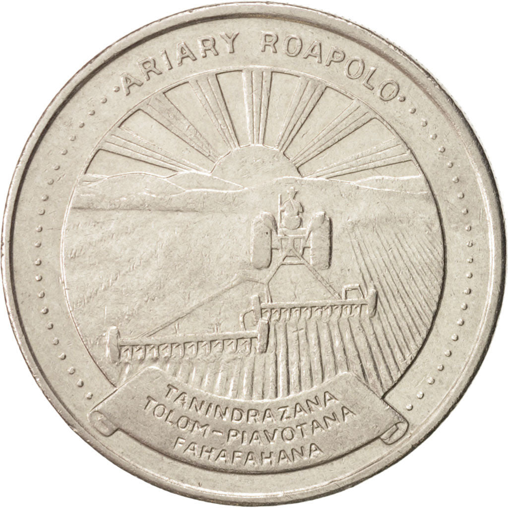 Coin, Madagascar, 20 Ariary, 1978, British Royal Mint, EF(40-45), Nickel, KM:14