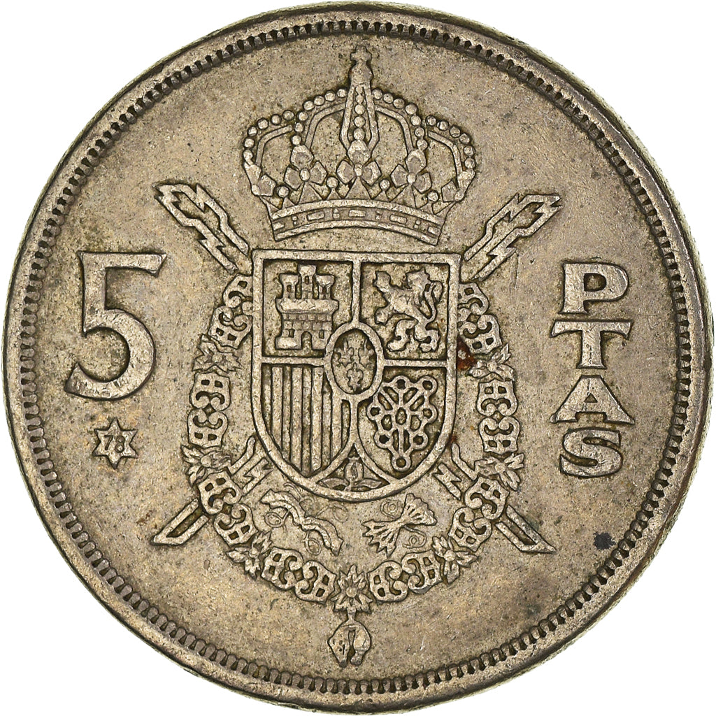 Moeda, Espanha, 5 Pesetas