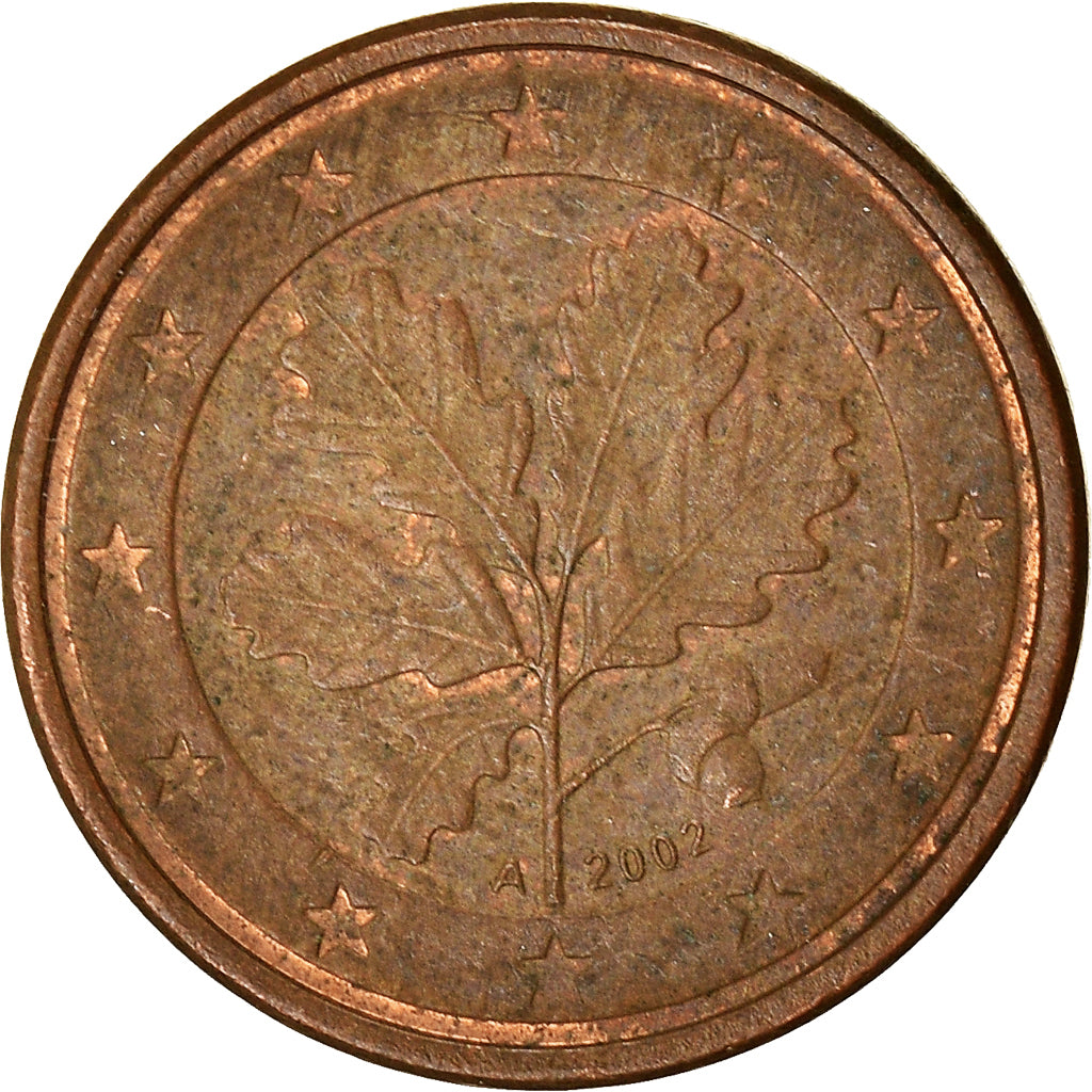 Moneta, Niemcy - RFN, Euro Cent, 2002
