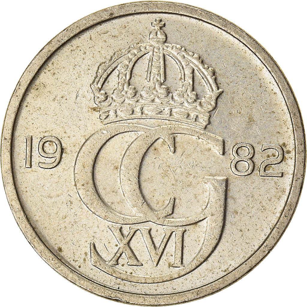 Moeda, Suécia, 50 Öre, 1982