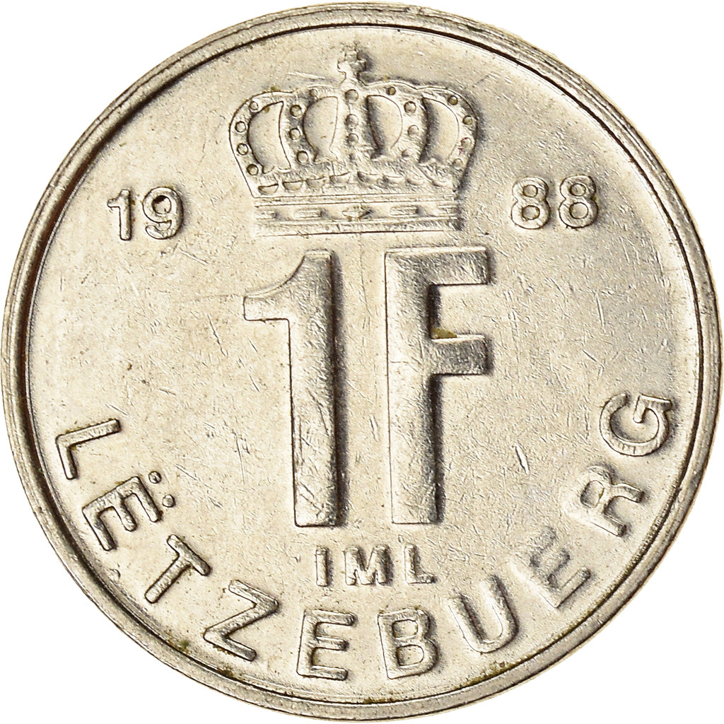 Coin, Luxembourg, Franc, 1988