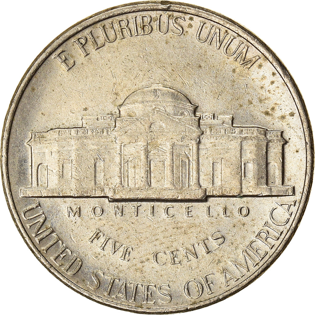 Monnaie, États-Unis, 5 Cents, 1990