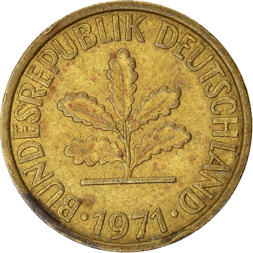 Monnaie, République fédérale allemande, 5 Pfennig, 1971