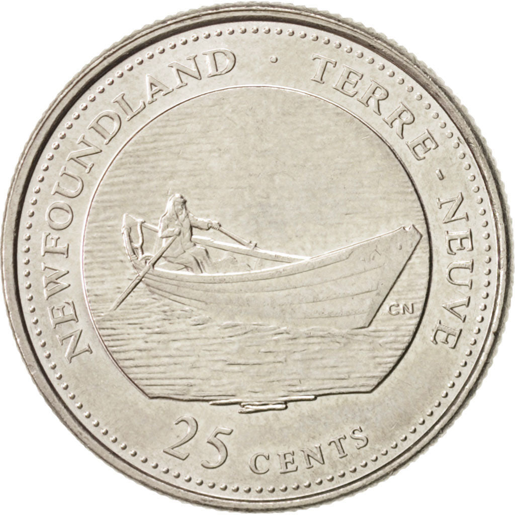 Canada, Elizabeth II, 25 Cents, 1992, Royal Canadian Mint, Ottawa, MS(63), Ni...