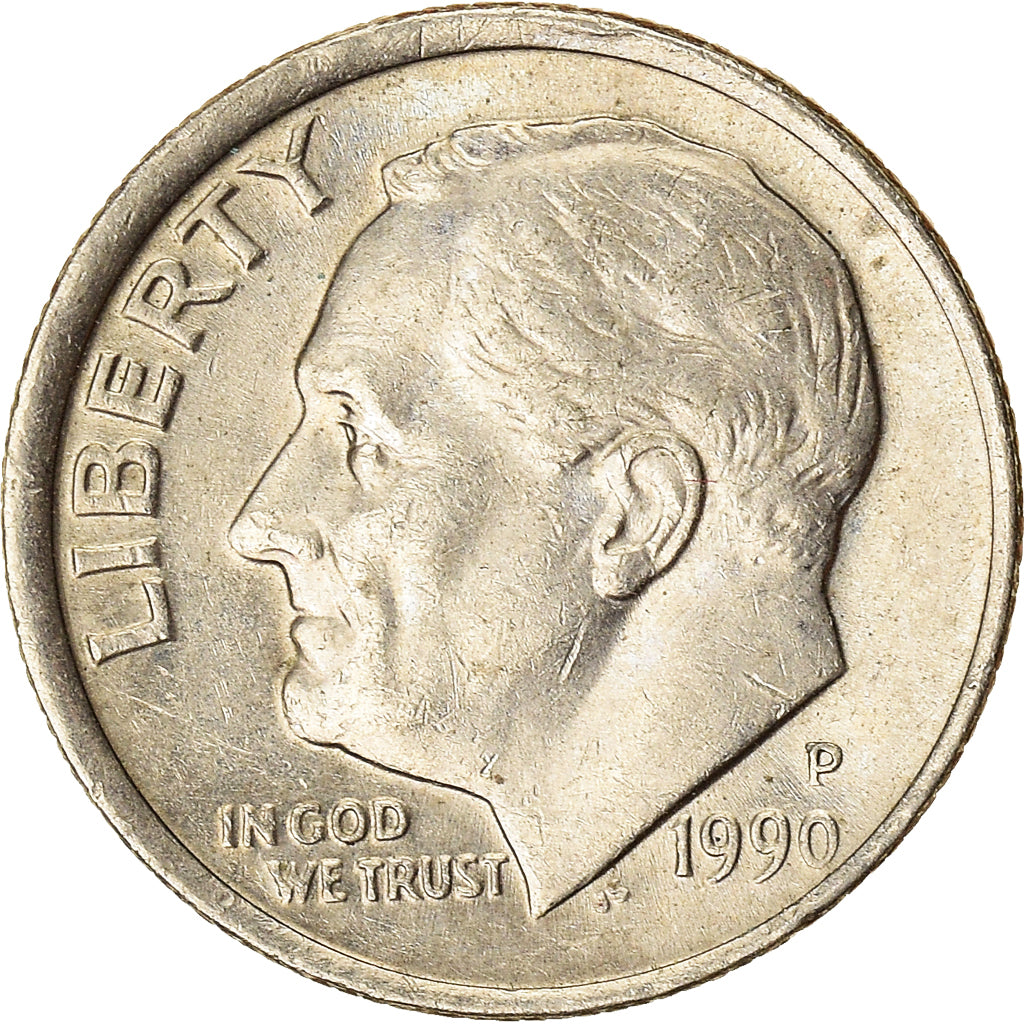 Münze, Vereinigte Staaten, Dime, 1990