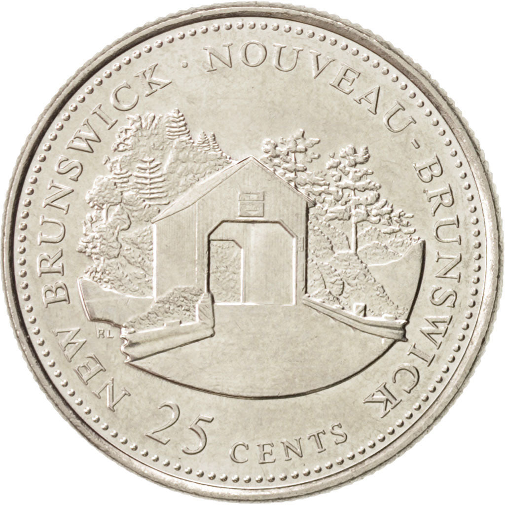 Canada, Elizabeth II, 25 Cents, 1992, Royal Canadian Mint, Ottawa, MS(63), Ni...