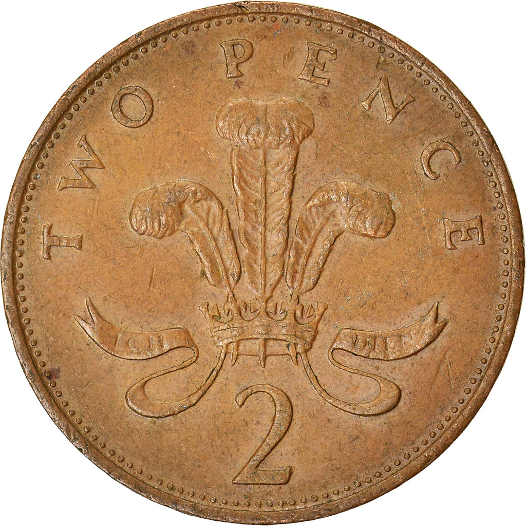 Moneda, Gran Bretaña, 2 Pence, 1988