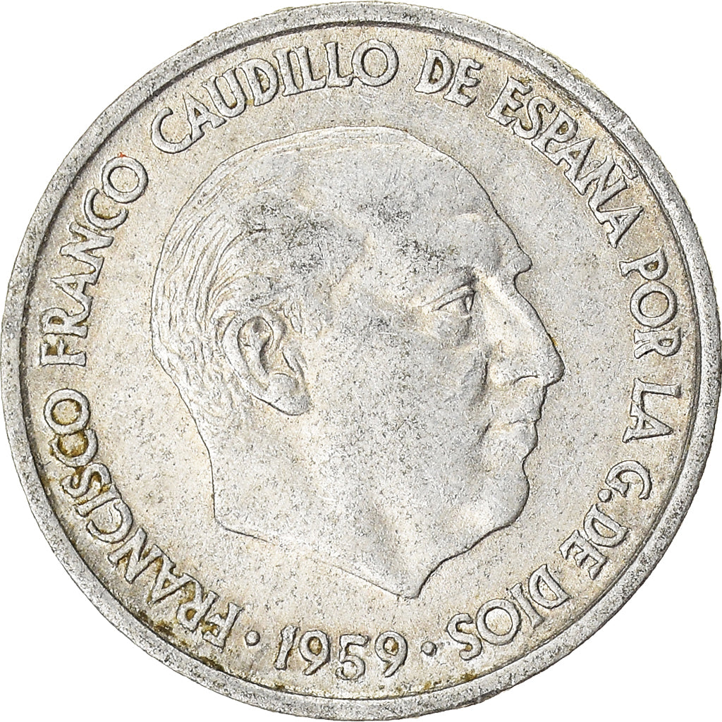 Monnaie, Espagne, 10 Centimos, 1959