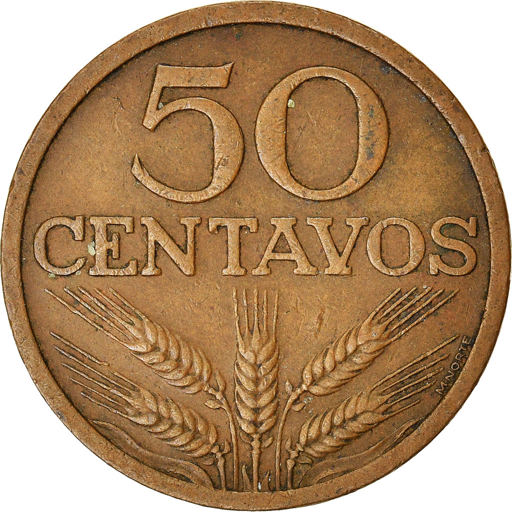 Coin, Portugal, 50 Centavos, 1971