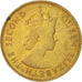 Jamaica, Elizabeth II, Penny, 1960, EF(40-45), Nickel-brass, KM:37