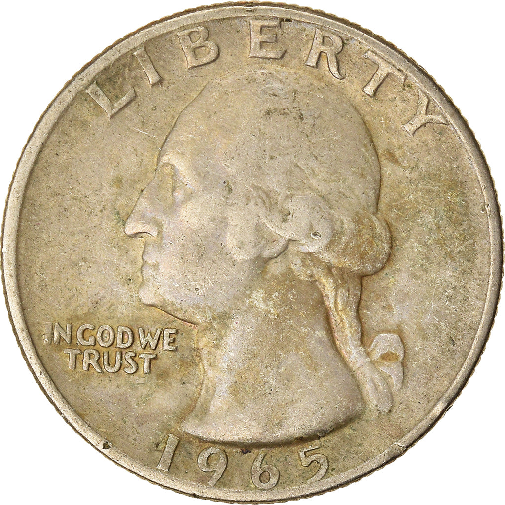 Monnaie, États-Unis, Quarter, 1965