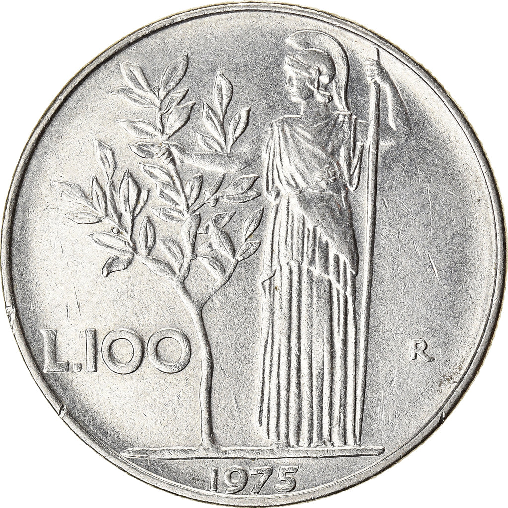 Coin, Italy, 100 Lire, 1975