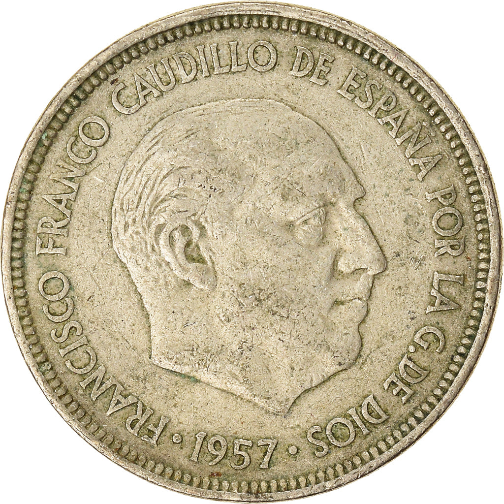 Moneda, España, 5 Pesetas, 1957 (58)