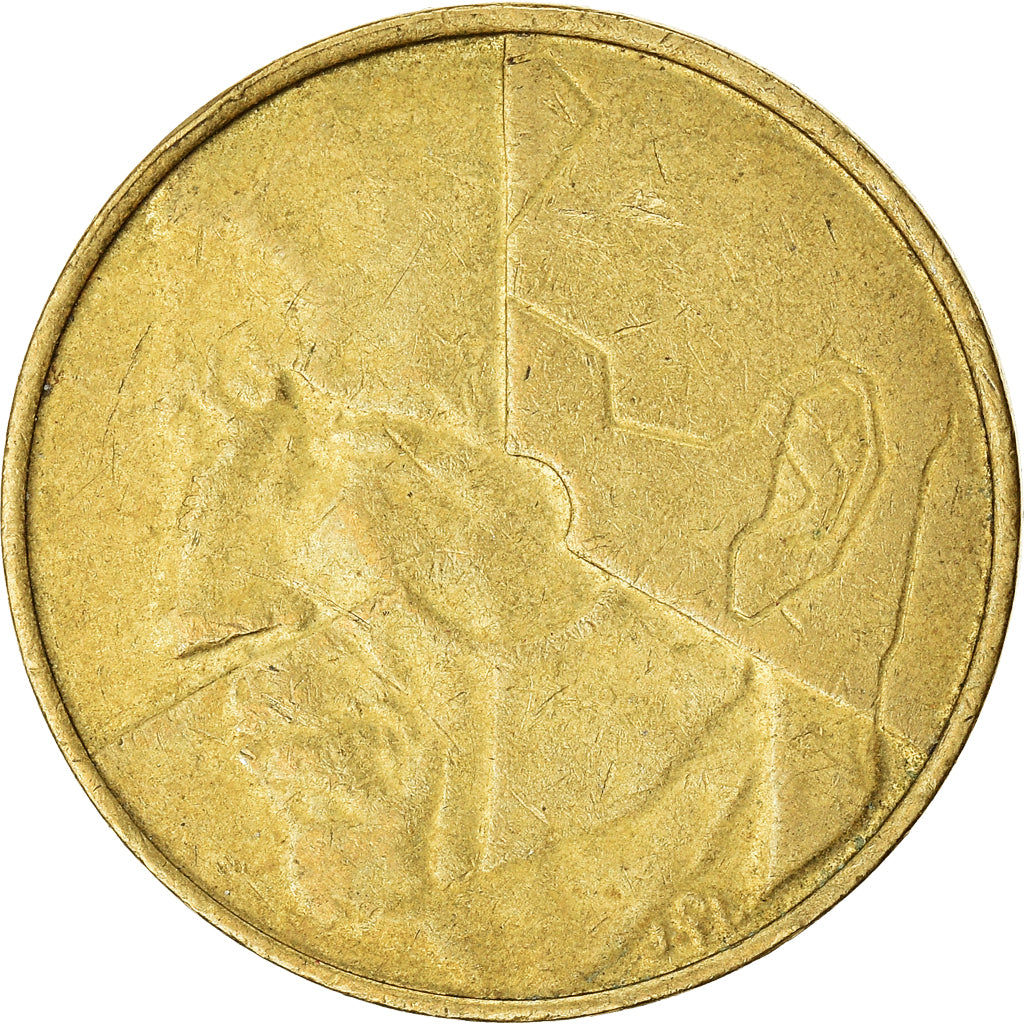 Coin, Belgium, 5 Francs, 5 Frank, 1988