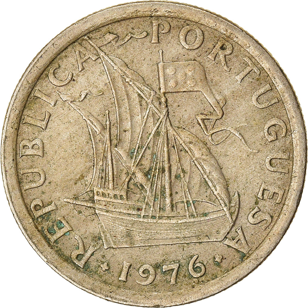 Coin, Portugal, 2-1/2 Escudos, 1976