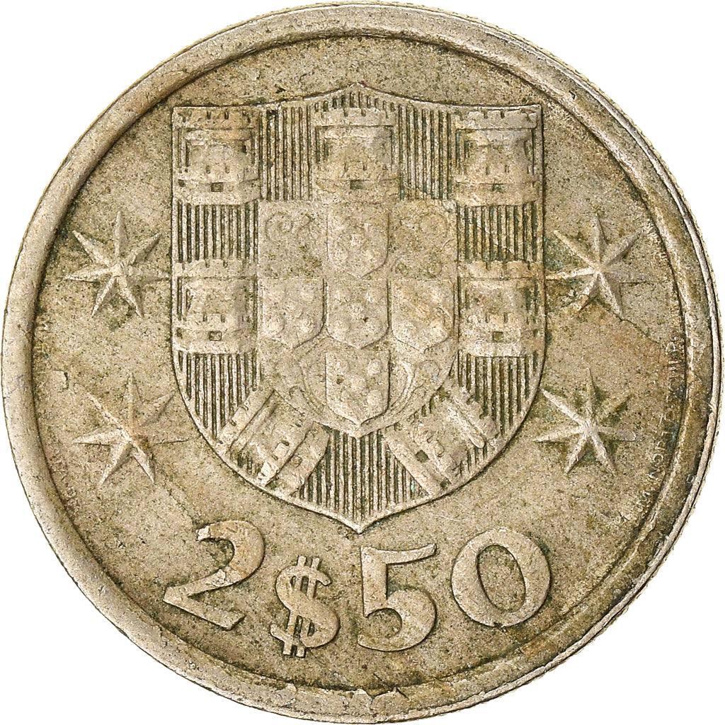 Coin, Portugal, 2-1/2 Escudos, 1976