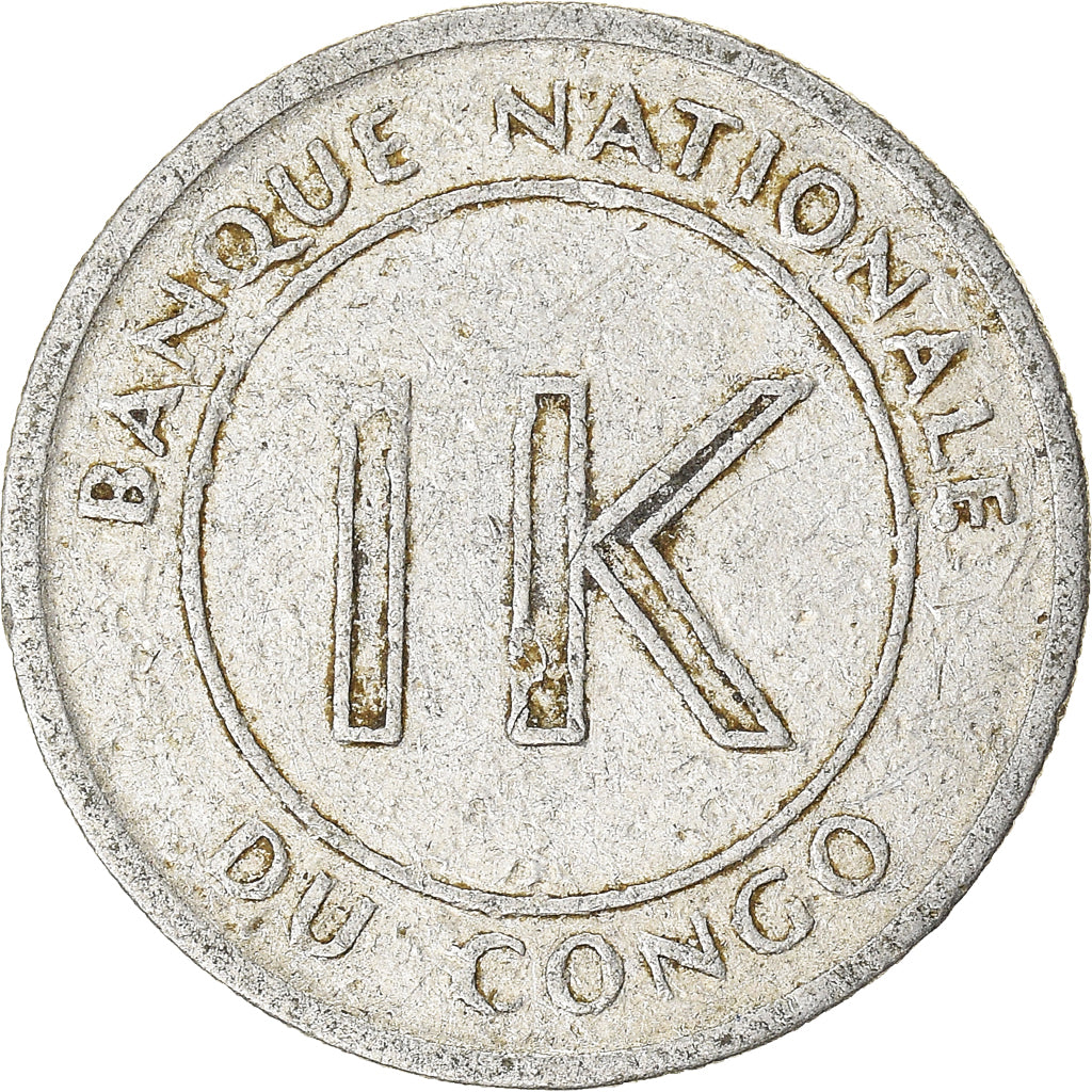 Moneta, CONGO, REPUBBLICA DEMOCRATICA DEL, Likuta, 1967