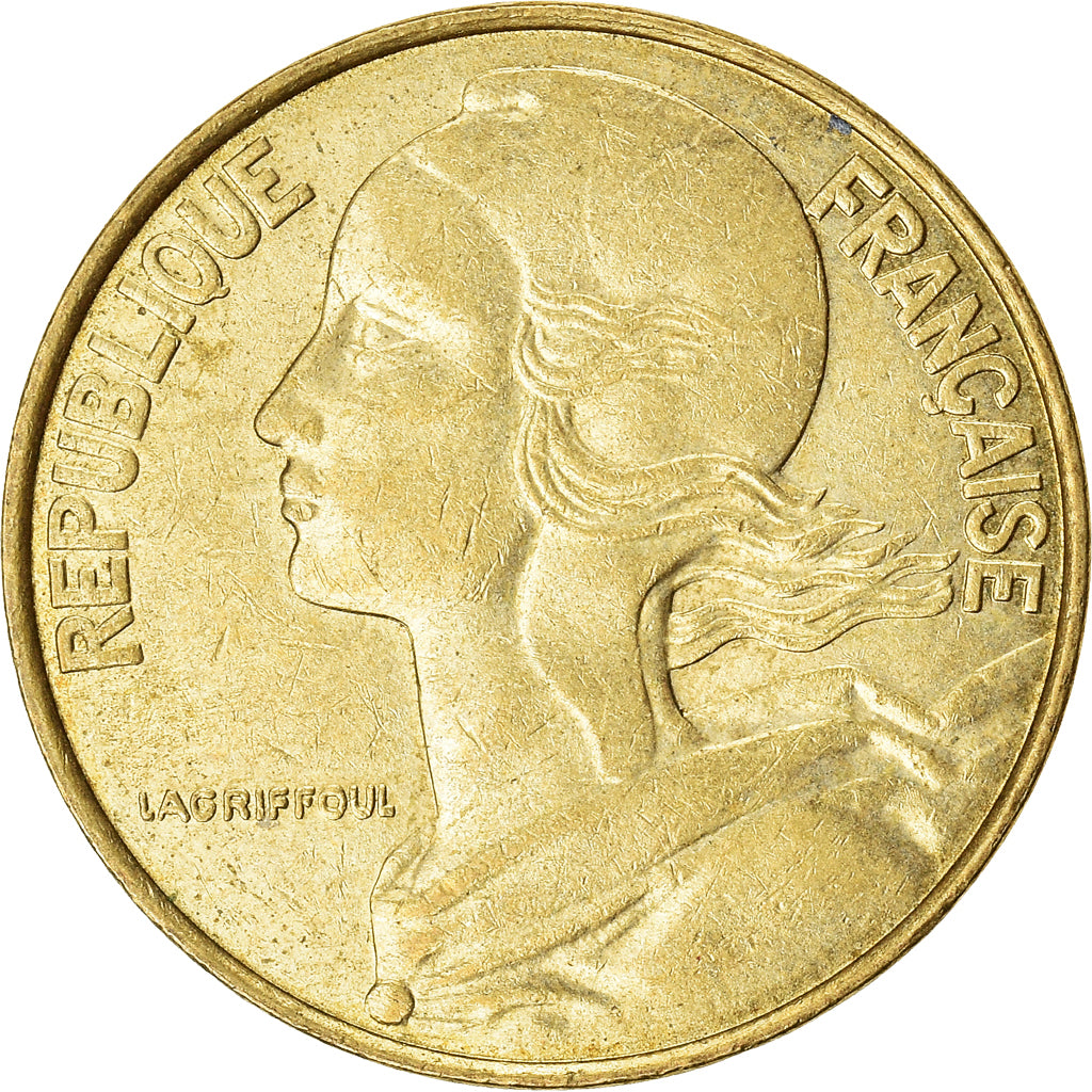 Moneta, Francja, 20 Centimes, 1997