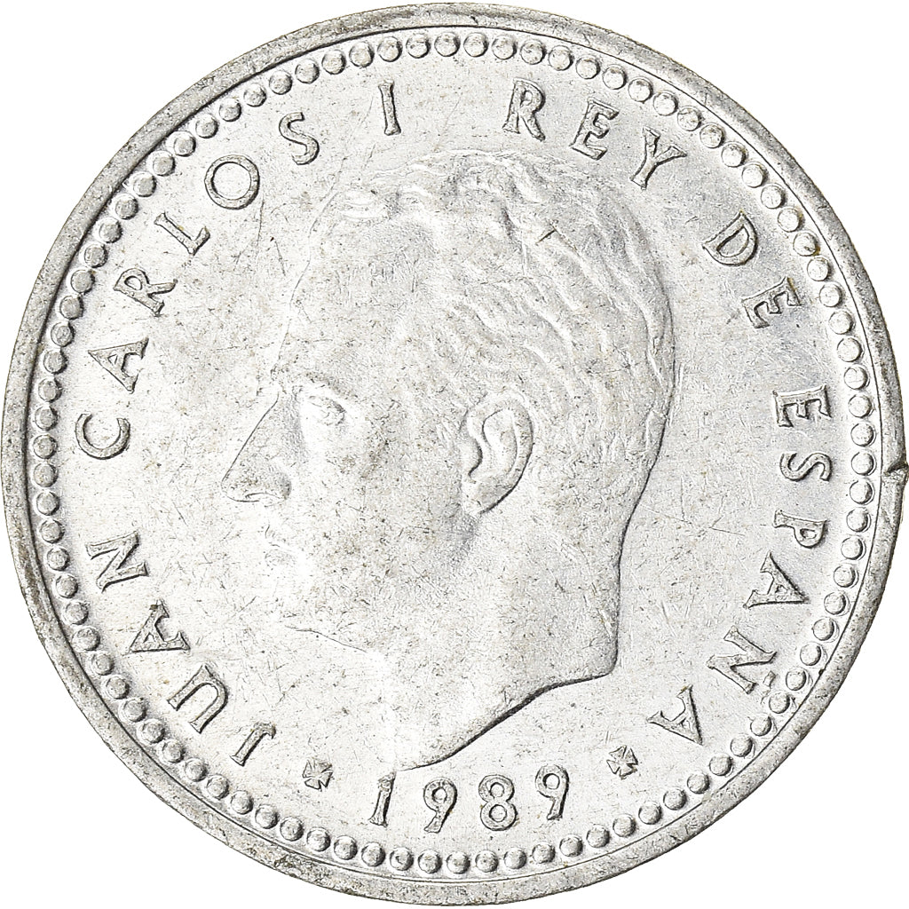 Münze, Spanien, Peseta, 1989