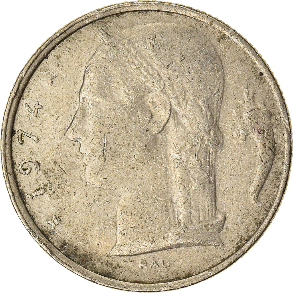 Moneta, Belgia, 5 Francs, 5 Frank, 1974