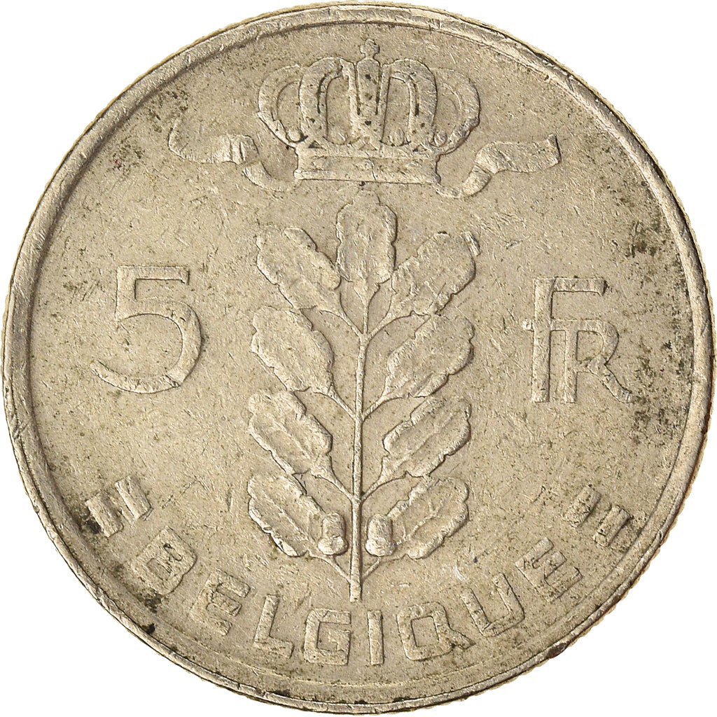 Moneta, Belgia, 5 Francs, 5 Frank, 1974
