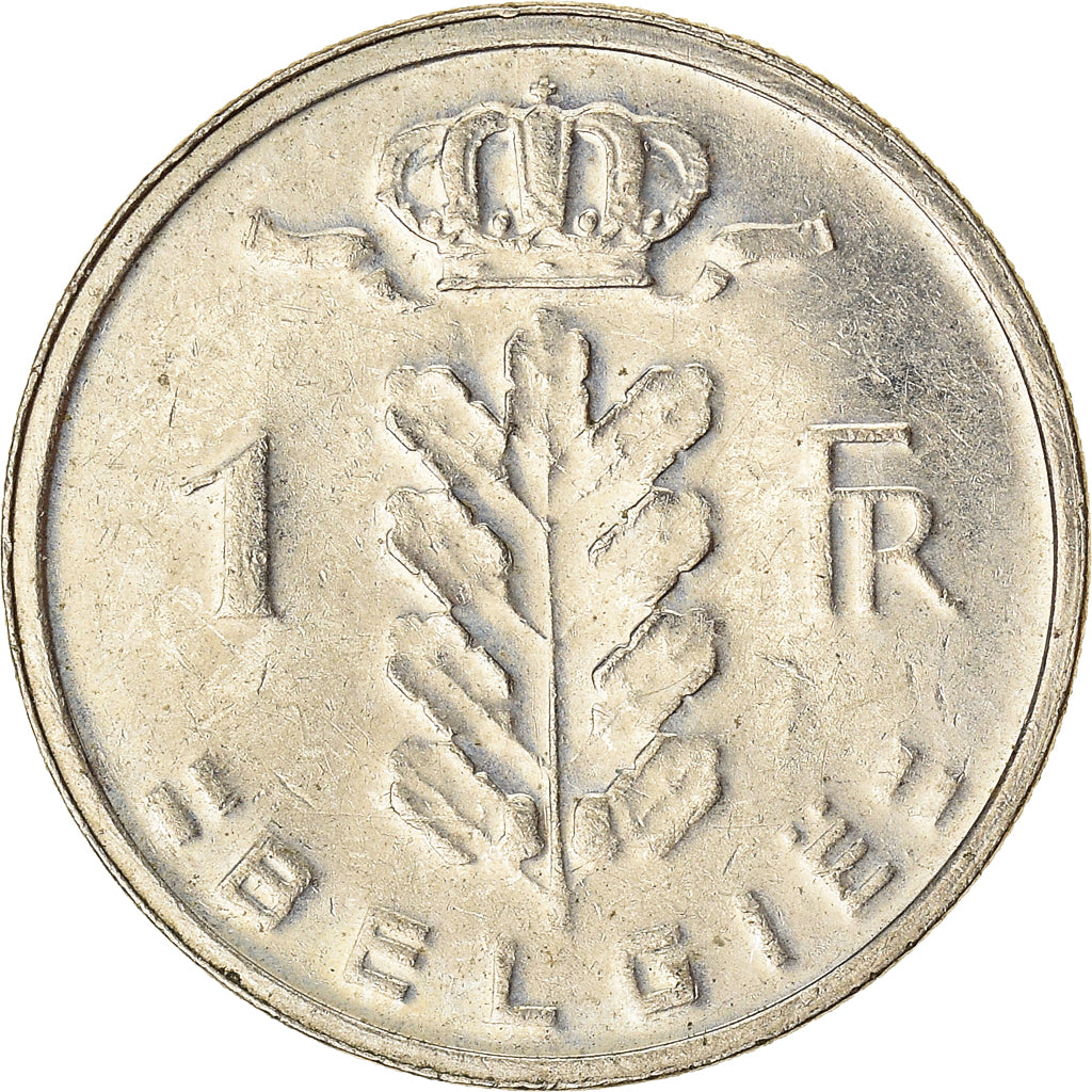 Moeda, Bélgica, Franc, 1988